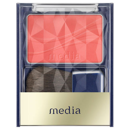 media Bright Up Cheek S, RD-03 (Red), 2.8g, Fragrance-free