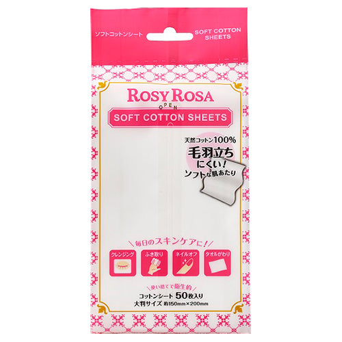 Rosy Rosa Soft cotton sheets, 50 sheets