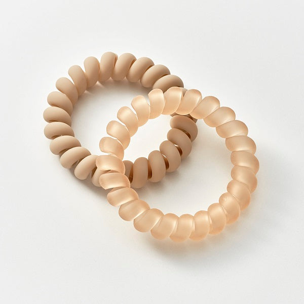 maPEPE Spring Hair Rubber (Matte Beige)