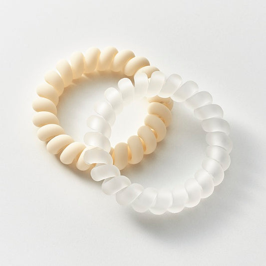 maPEPE Spring Hair Rubber (Matte White)