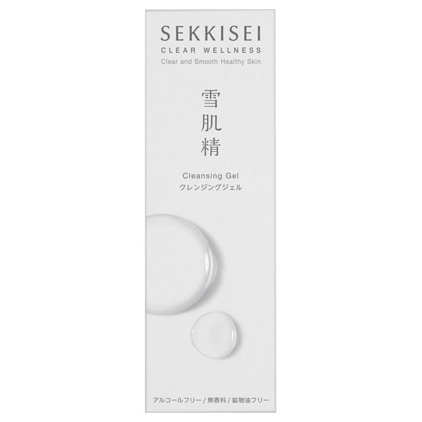 Sekkisei Clear Wellness Cleansing Gel, 140g (Unscented)