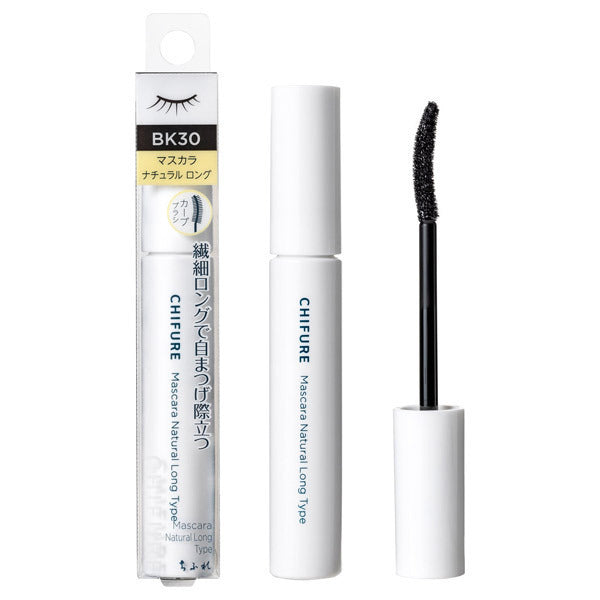 Chifure Mascara Natural Long Type, BK30 Black, 8.5g