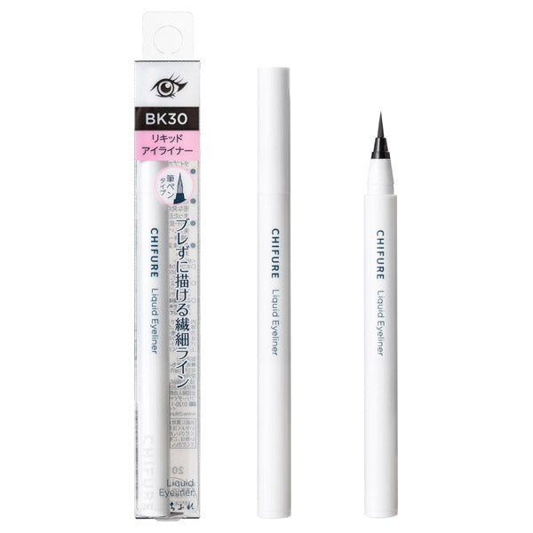 Chifure Liquid eyeliner brush pen type, BK30 black, 0.5ml