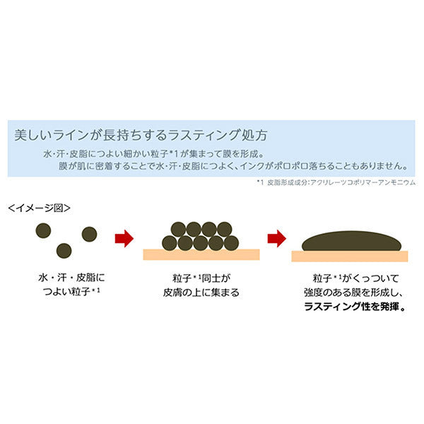 Chifure Liquid eyeliner brush pen type, BK30 black, 0.5ml