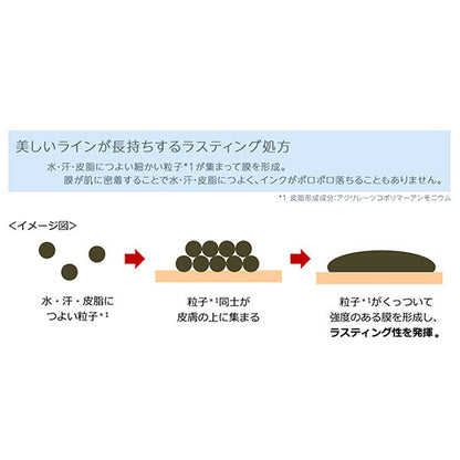 Chifure Liquid eyeliner brush pen type, BK30 black, 0.5ml