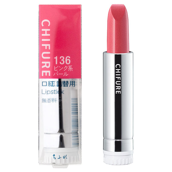 Chifure Lipstick (Refill), Refill, 136 Pink Pearl