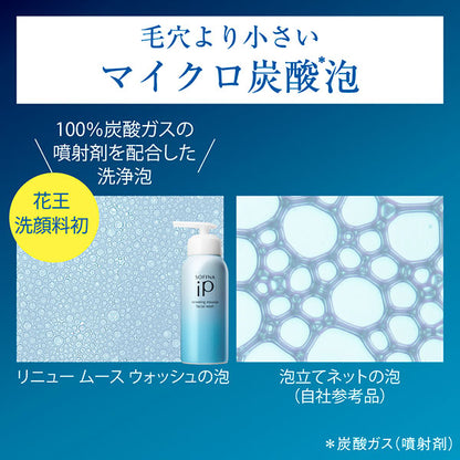 SOFINA iP Renew Mousse Wash, 200g, Ocean Energy Scent