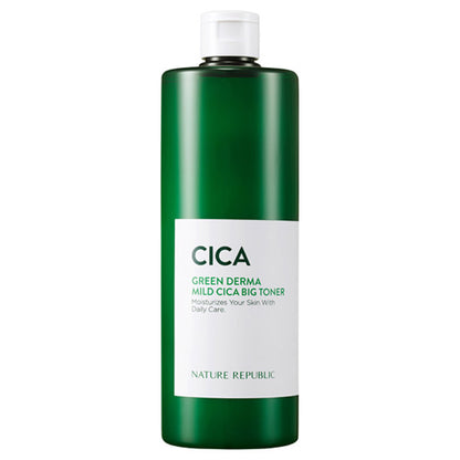 NATURE REPUBLIC Green Derma CICA Big Toner, 500ml