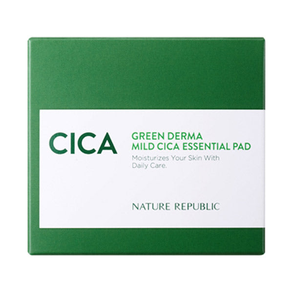 Nature Republic Green Derma Cica Essential Pad (90 sheets) (135ml)