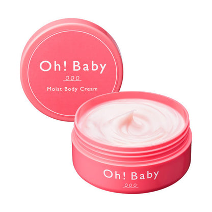 Oh!Baby Moist Body Cream, 130g, Baby Peach Scent