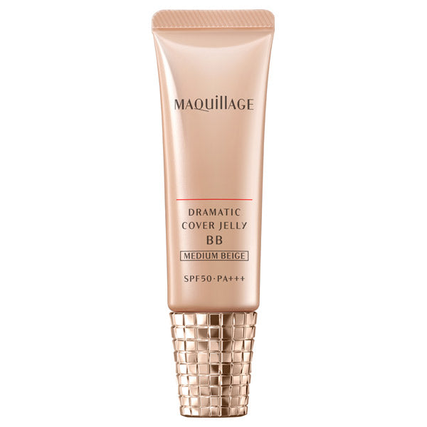 MAQuillAGE Dramatic Cover Jelly BB, SPF50 PA+++, Medium Beige, 30g, Fragrance-Free