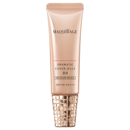 MAQuillAGE Dramatic Cover Jelly BB, SPF50 PA+++, Medium Beige, 30g, Fragrance-Free