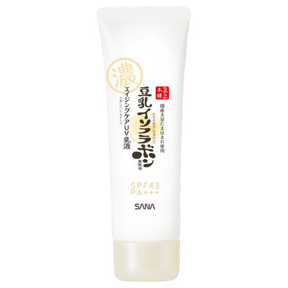SANA Nameraka Honpo Wrinkle UV Emulsion, SPF43, 50g