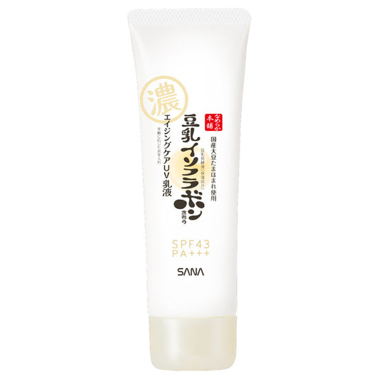 SANA Nameraka Honpo Wrinkle UV Emulsion, SPF43, 50g