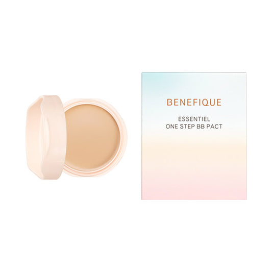 BENEFIQUE Essential One-Step BB Pact, SPF50+ PA+++, Refill, Light, 12g, Botanical Floral Scent