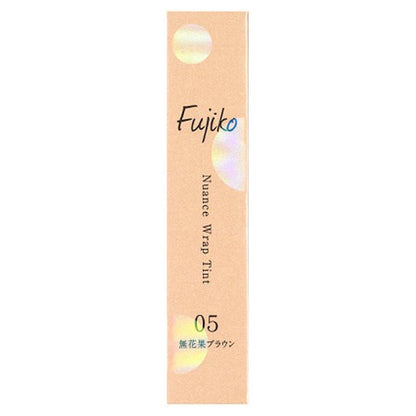 Fujiko Fujiko Nuance Wrap Tint, 05 Fig Brown, 2.8g, Moisturizing and plump, Grapefruit scent