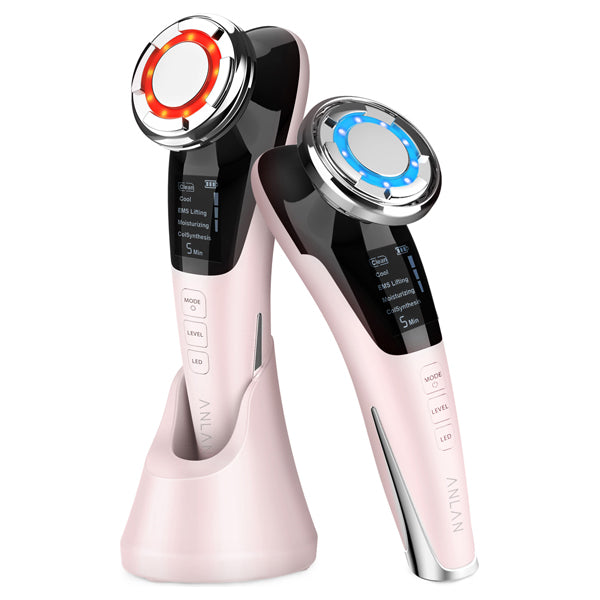 ANLAN Multifunctional Warm & Cool Facial Device (Pink)