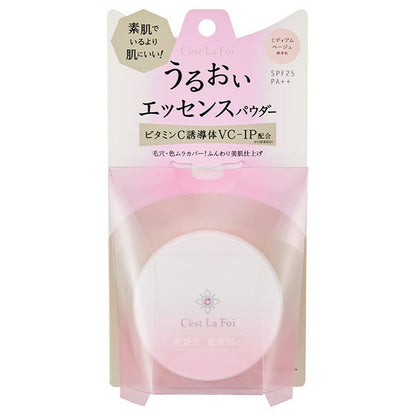 Essence Powder, SPF25, PA++, Main Body, Medium Beige, 8g