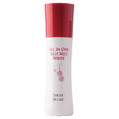 All-in-one Jelly Mist White, 100ml, The mist adheres tightly to the skin and is instantly absorbed by spreading with your hands, Wild Rose and Orange