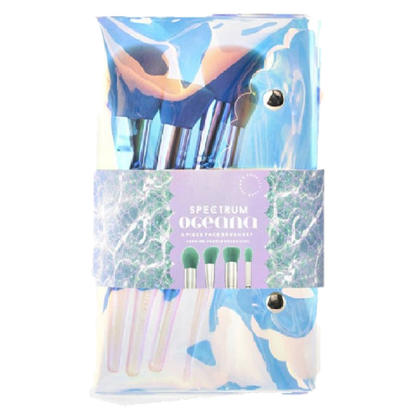 SPECTRUM Oceana 4-Piece Face Brush Set, 4 Pack