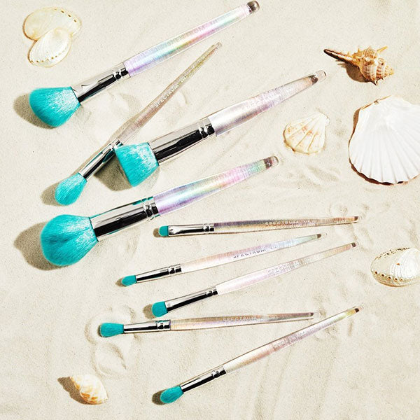 SPECTRUM Oceana 4-Piece Face Brush Set, 4 Pack