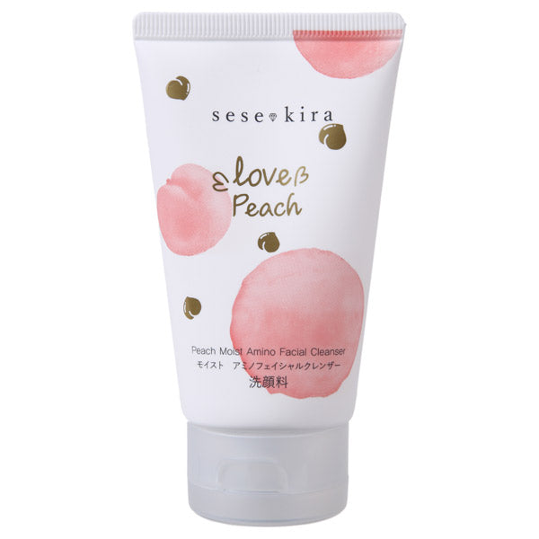 Sesekira Peach Moist Amino Facial Cleanser, 50g