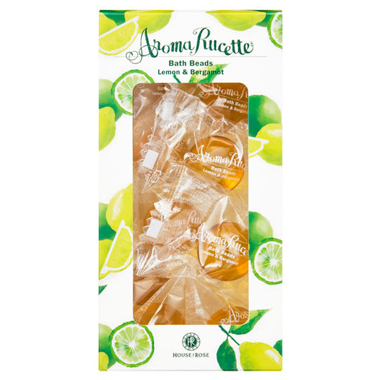 HOUSE OF ROSE Aromaluset Bath Beads LM&BG N, 7g×10 (Lemon & Bergamot)