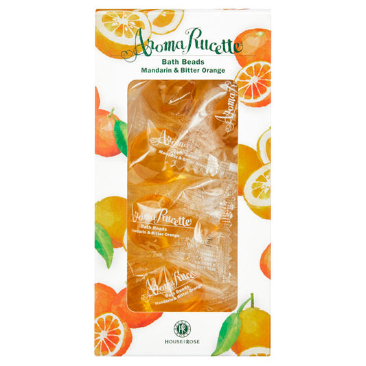 HOUSE OF ROSE Aromaluset Bath Beads MD&BO N, 7g×10 (Mandarin & Bitter Orange)