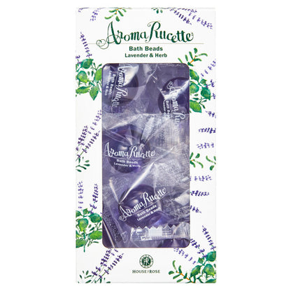 HOUSE OF ROSE Aromaluset Bath Beads LV&HB N, 7g×10 (Lavender & Herb)