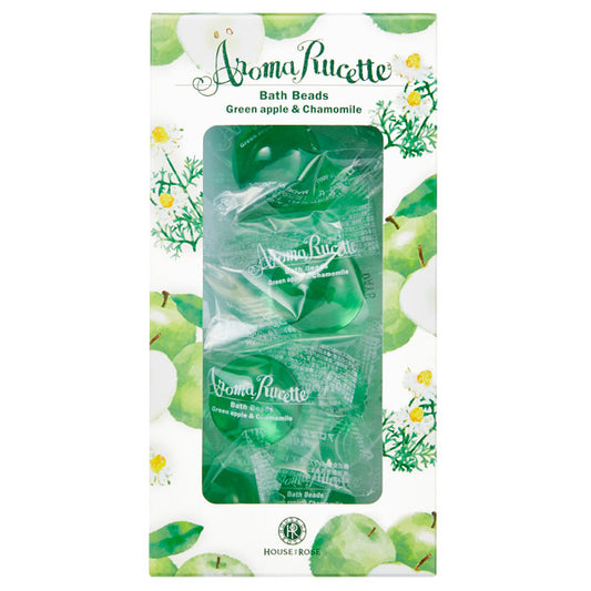 HOUSE OF ROSE Aromaluset Bath Beads GA&CM N, 7g×10 (Green Apple & Chamomile)