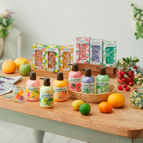 HOUSE OF ROSE Aromatic Set Bath Beads PG&WG N, 7g x 10 pieces, Pink & White Grapefruit Scent