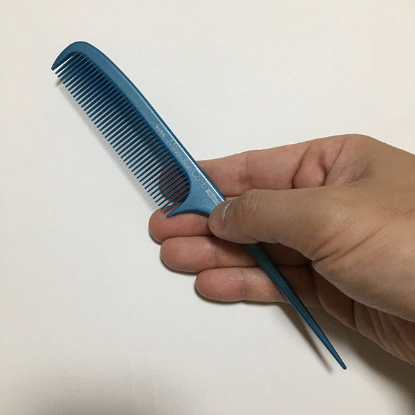 Beauty Hair Specialty Mineral Ion Thin Tail Comb, Blue
