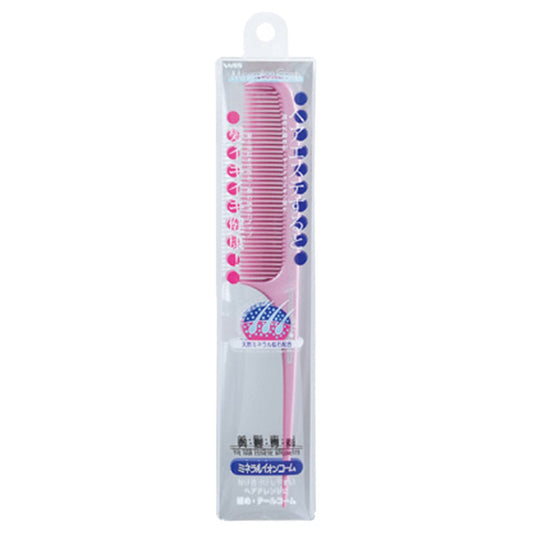 Bihatsu Senka Mineral Ion Slim Tail Comb (Pink)