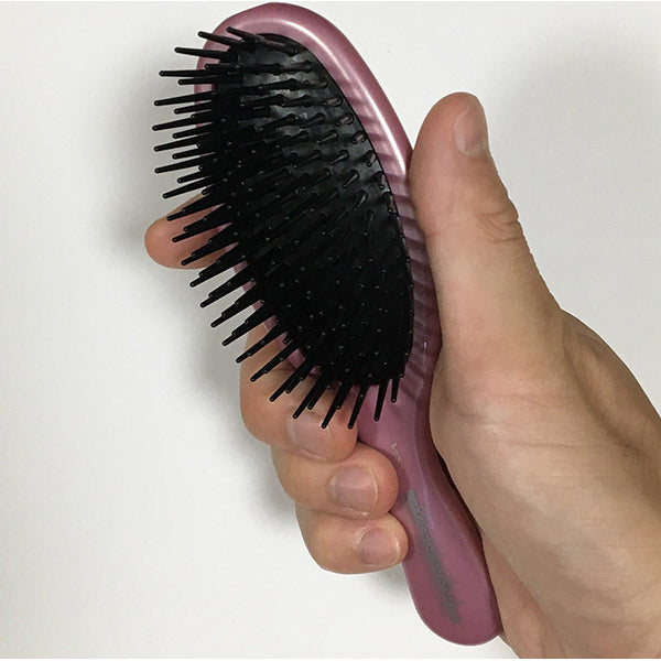 Bihat Senka Mineral Ion Poly Hair Brush, Pink