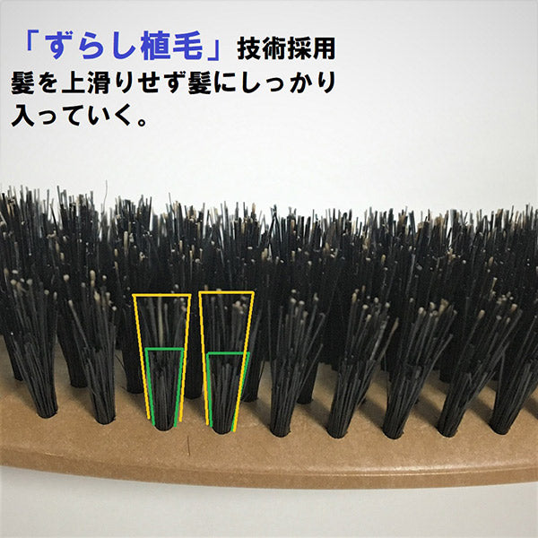 Natural Lustre S-shaped Brushing Brush