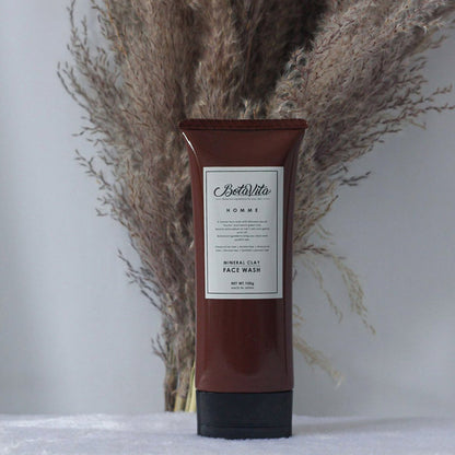 BotaVita HOMME MINERAL CLAY FACE WASH, 100g