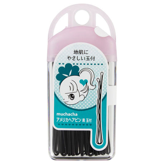 muchacha American Hair Pin with Bead (Black)