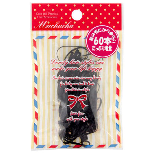 muchacha No-Tangle Hair Tie MC200-11 (Black)
