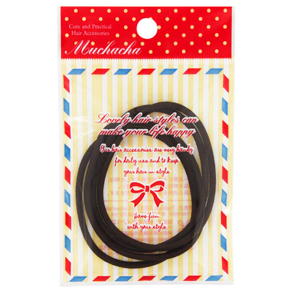 muchacha Ring Hair Tie MC270-12 (Brown), M