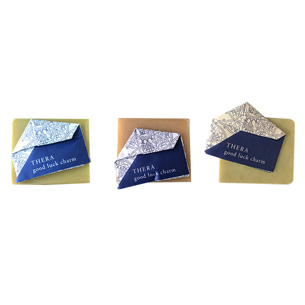 THERA kampo:re Silk Road Wakan Soap Set (Blue)