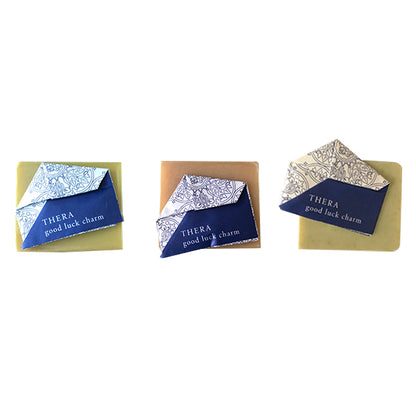 THERA kampo:re Silk Road Wakan Soap Set (Blue)