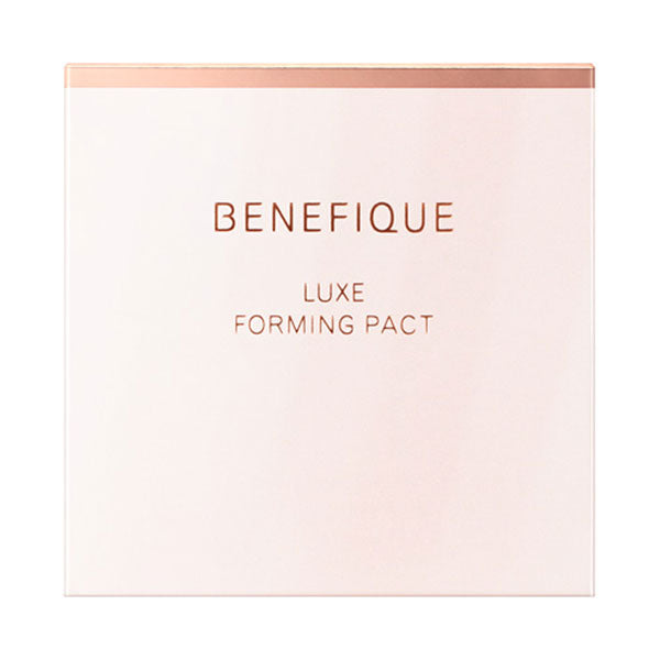 Benefique Luxe Forming Pact, SPF35 PA+++, Refill, Light Beige, 9g, Elegant Fresh Floral Scent