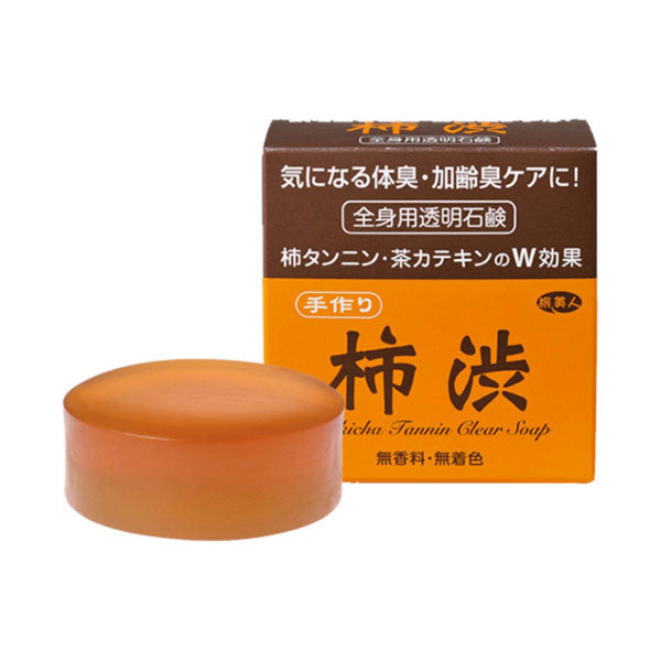 Persimmon tannin transparent soap for the whole body 100g, 100g