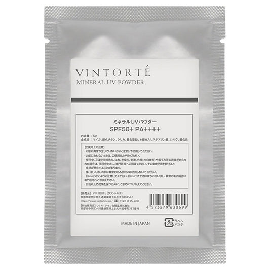 VINTORTE Mineral UV Powder SPF50+ PA++++ Refill, 5g