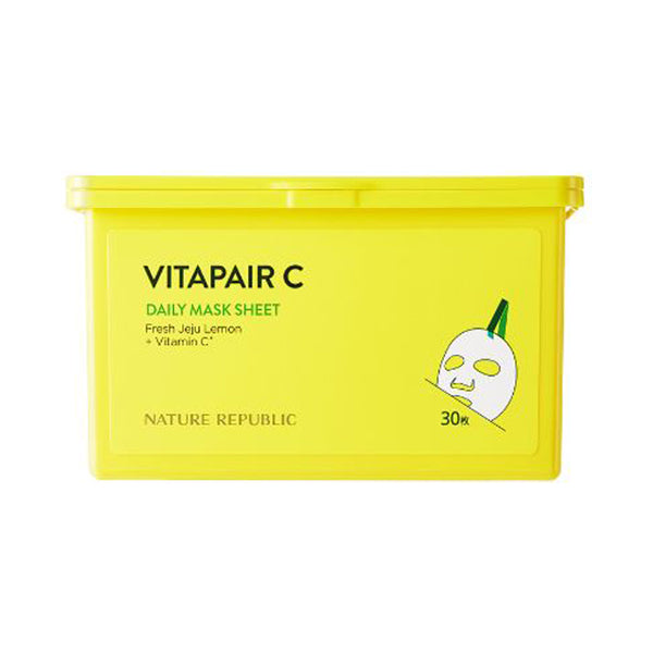 Nature Republic Vitapair C Daily Sheet Mask, 30 sheets, 350ml