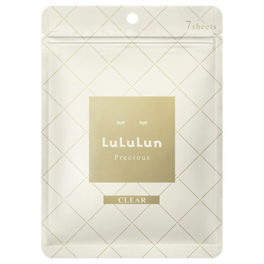 Lululun Precious WHITE (Clear), 7 sheets
