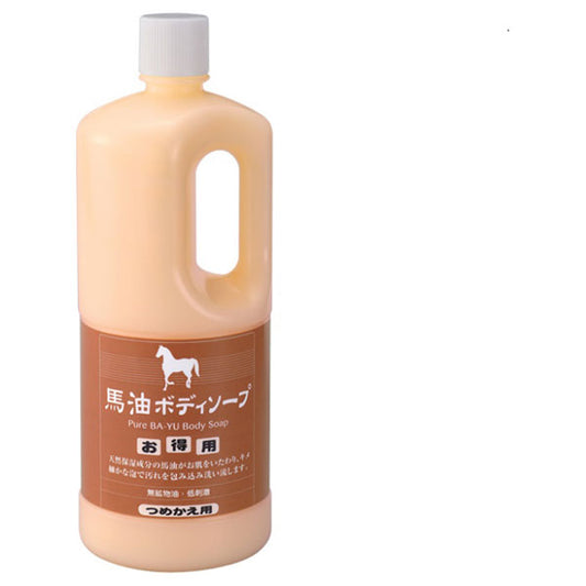 Tabibijin Horse Oil Body Soap (Refill), 1000ml