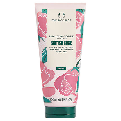 British Rose Body Lotion, 200ml