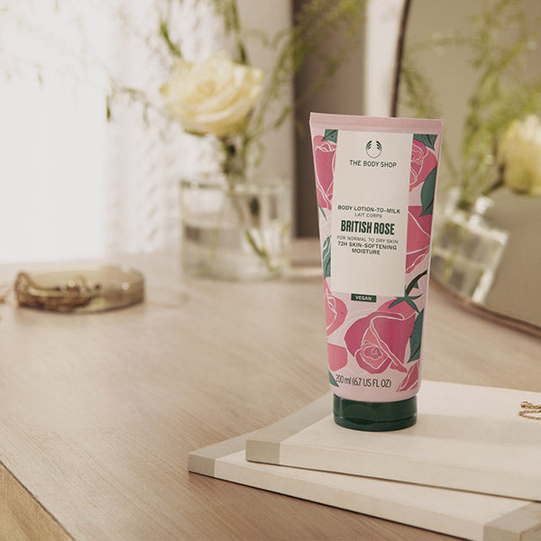 THE BODY SHOP Body Lotion British Rose, 200ml