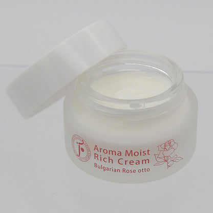 Aroma Moisture Rich Cream Rose Otto, 30g, Organic Rose Otto